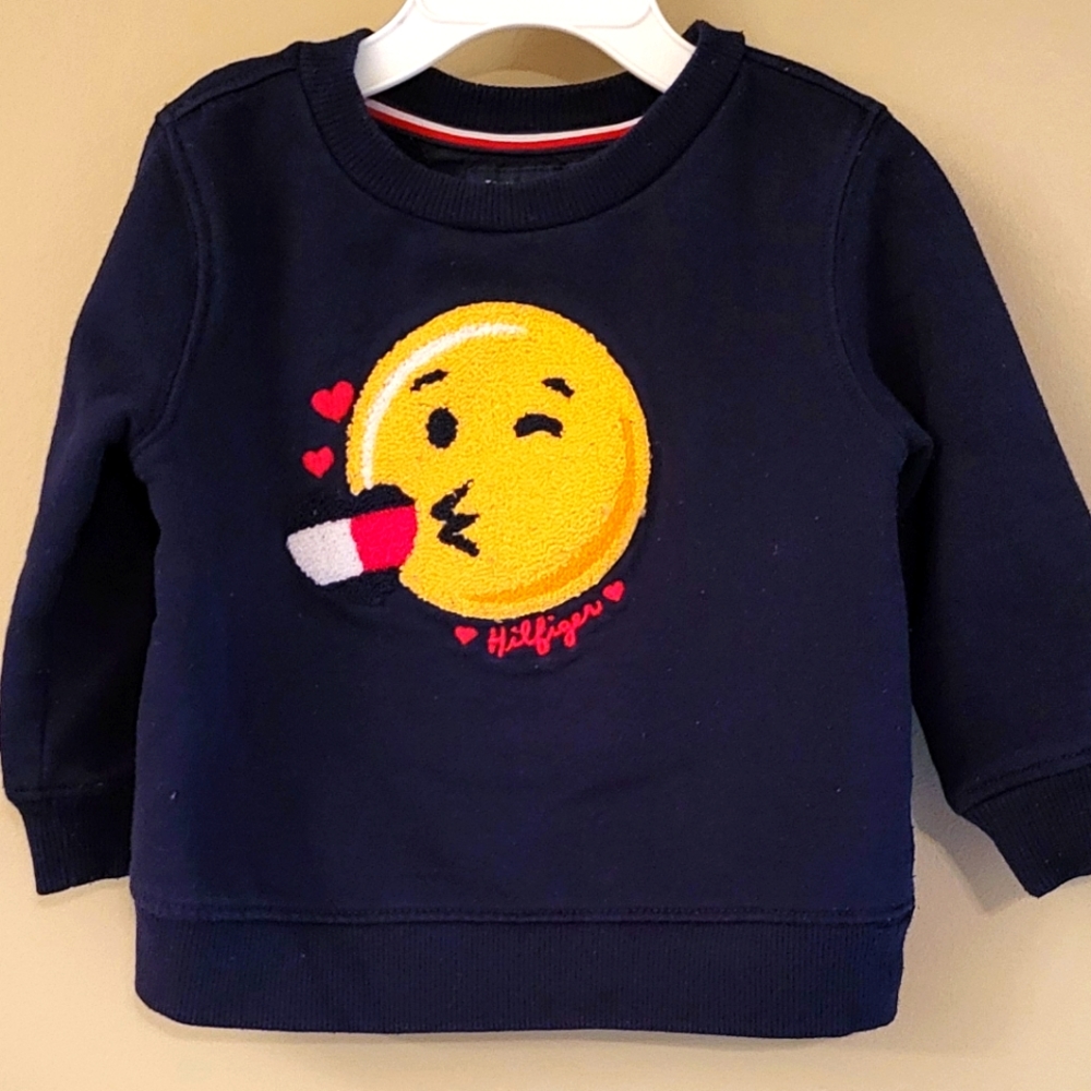 Tommy Hilfiger navy crew neck sweatshirt